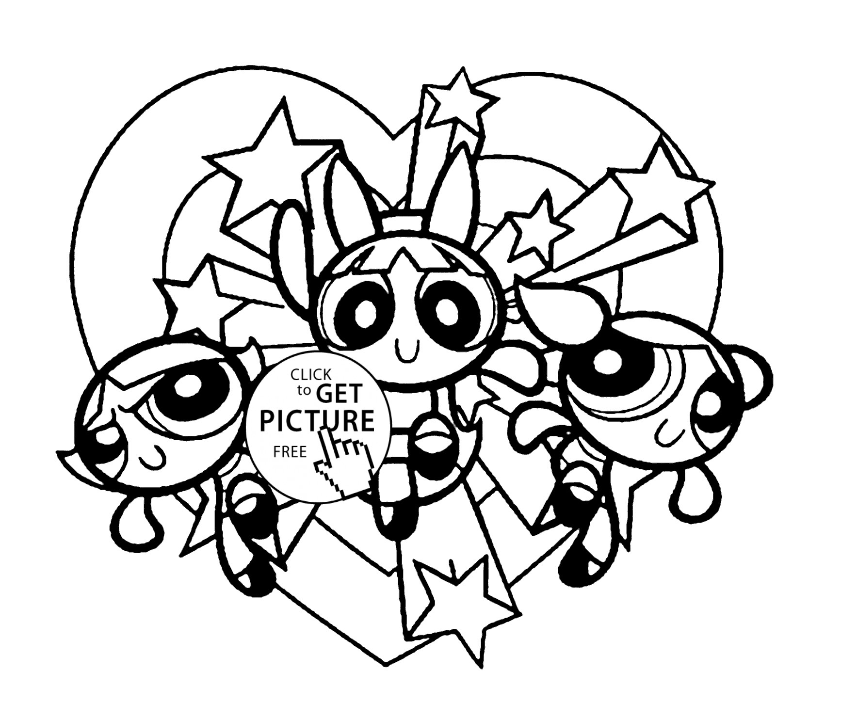 The Powerpuff Girls Coloring Book
 Cool Powerpuff girls on vacation coloring pages for kids
