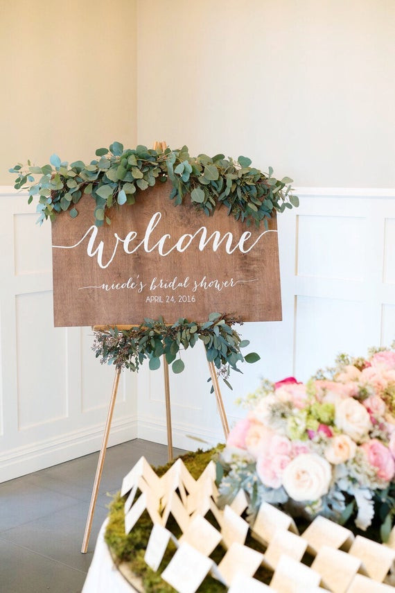 Themes For Wedding Showers
 Wel e Sign Bridal Shower Wel e Sign Baby Shower