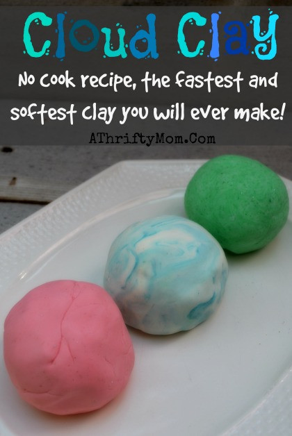 Things To Make With Kids
 Cloud Clay Softest Clay EVER ly 2 ingre nts NO COOK