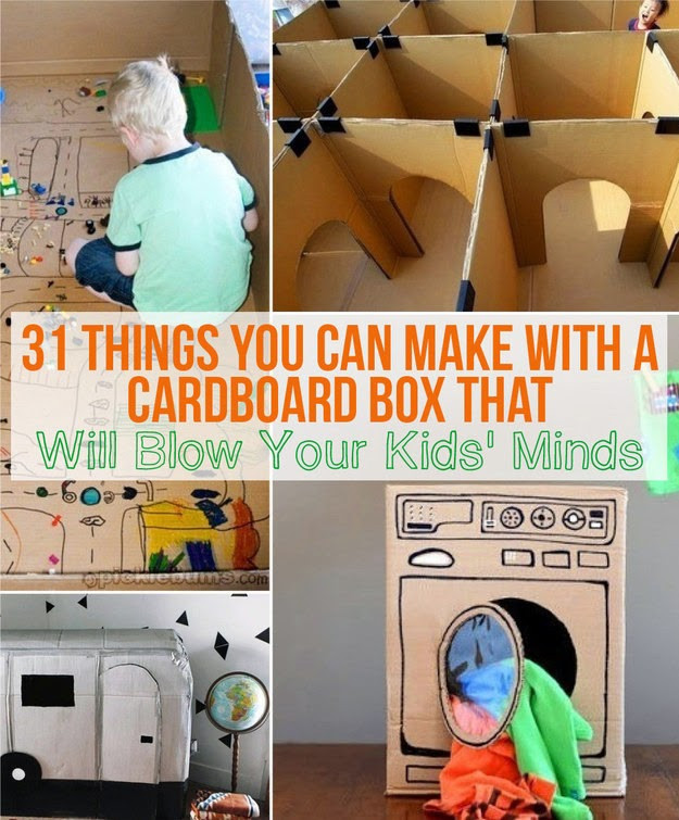 Things To Make With Kids
 31 Things You Can Make With A Cardboard Box That Will Blow