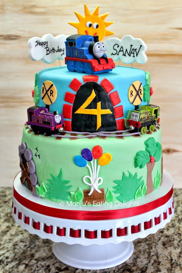 Thomas And Friends Birthday Cake
 Manju s Eating Delights Thomas the train and Friends Cake