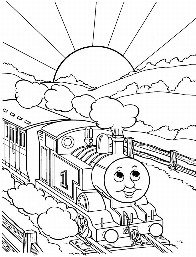 Thomas The Train Printable Coloring Pages
 Thomas Train Coloring Pages