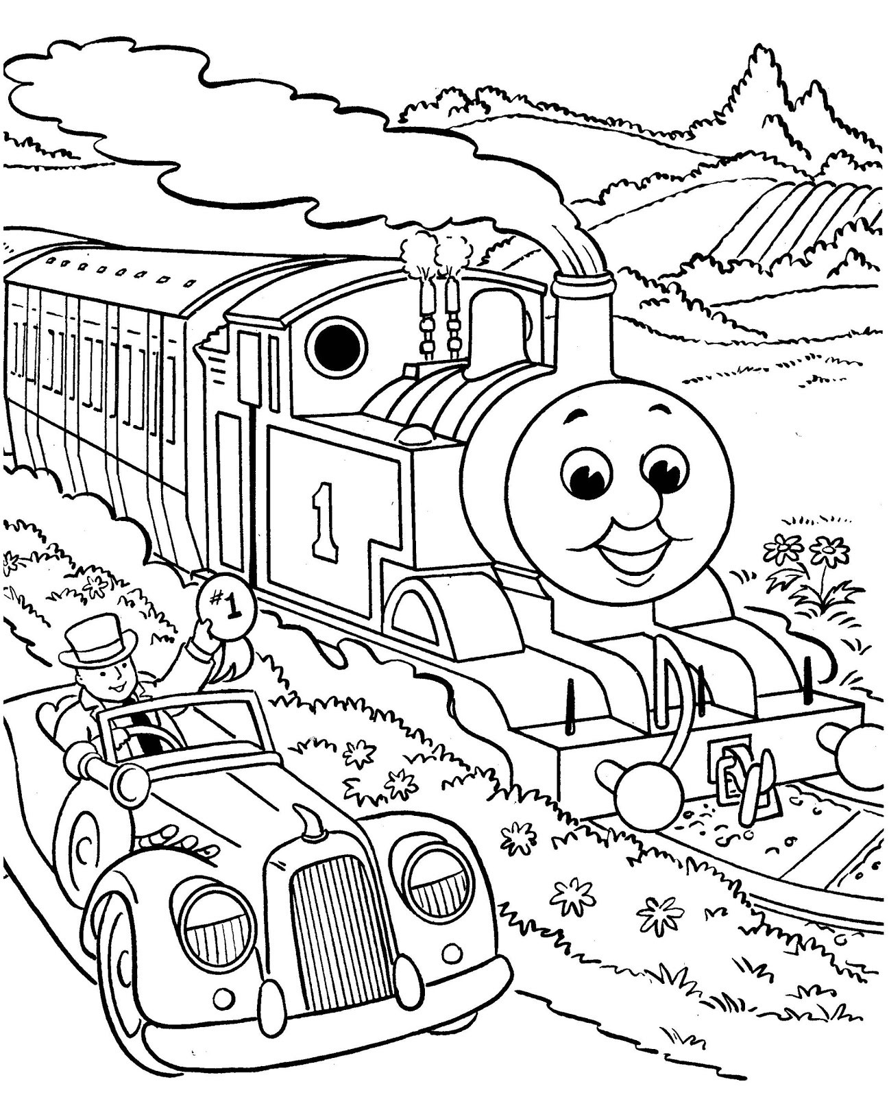 Thomas The Train Printable Coloring Pages
 Mom s Daily Adventures Printable Coloring Pages