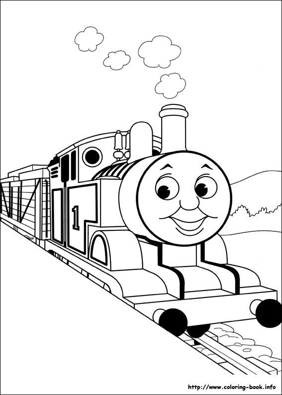 Thomas The Train Printable Coloring Pages
 Thomas and Friends coloring picture Grandkids