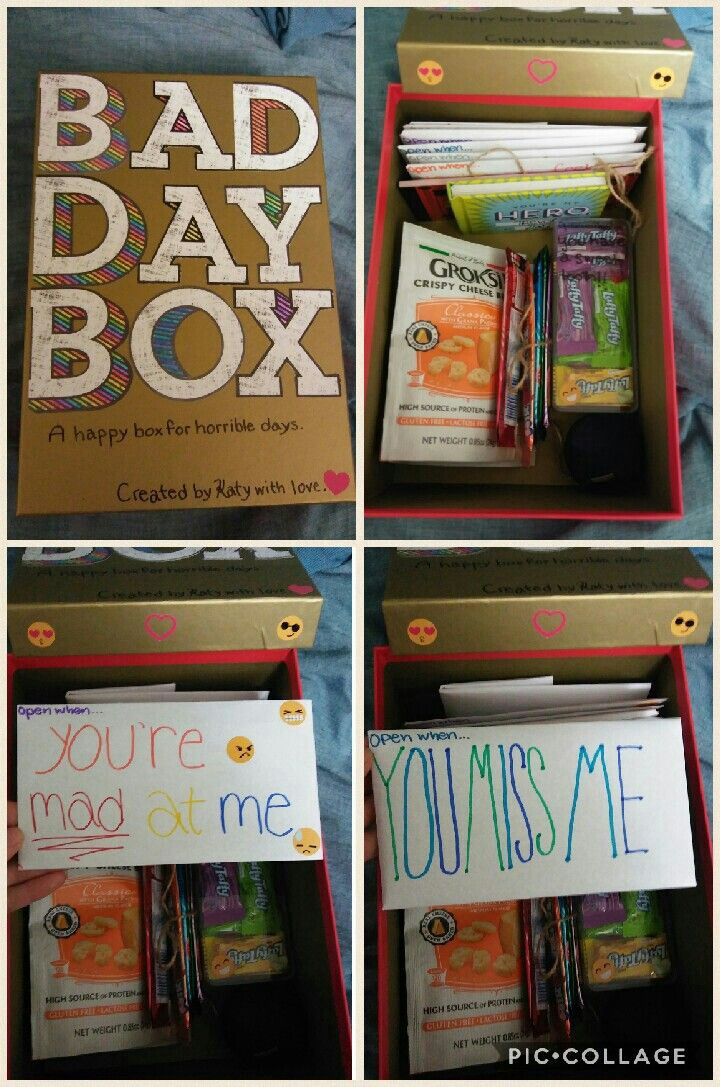 Thoughtful Gift Ideas For Boyfriends
 Bad Day Box Perfect t for your boyfriend girlfriend
