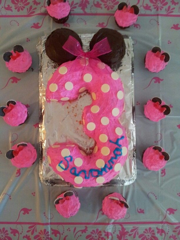Three Year Old Birthday Party Ideas
 My 3 year old s Minnie Mouse cake in 2019