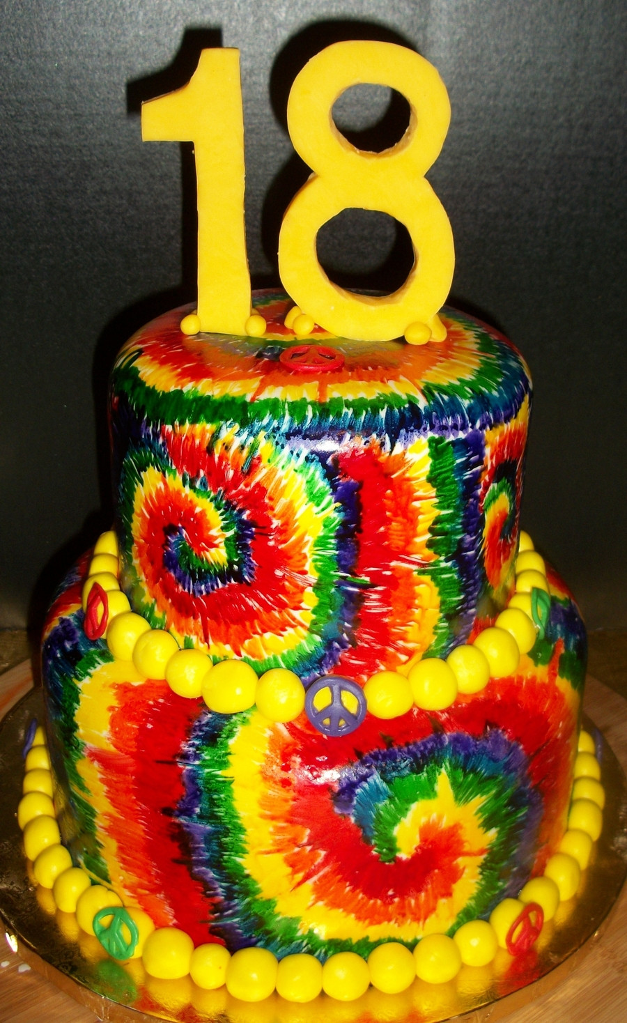 Tie Dye Birthday Cake
 Tie Dye Cake CakeCentral