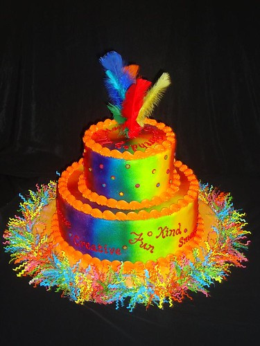 Tie Dye Birthday Cake
 Tie Dye Birthday Cake