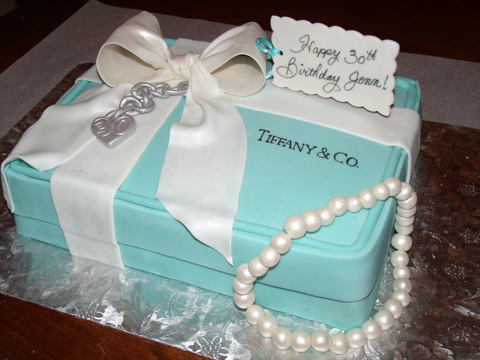 Tiffany Birthday Cake
 Frog prince Tiffany s box cake