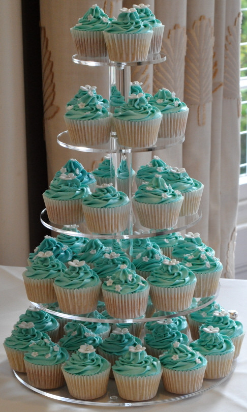 Tiffany Blue Wedding Cakes
 Tiffany Blue Wedding Cupcakes – from the sweet kitchen