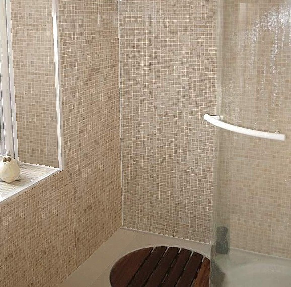 Tile Sheets For Bathroom Walls
 Decos Mosaic Bathroom Wall Panels