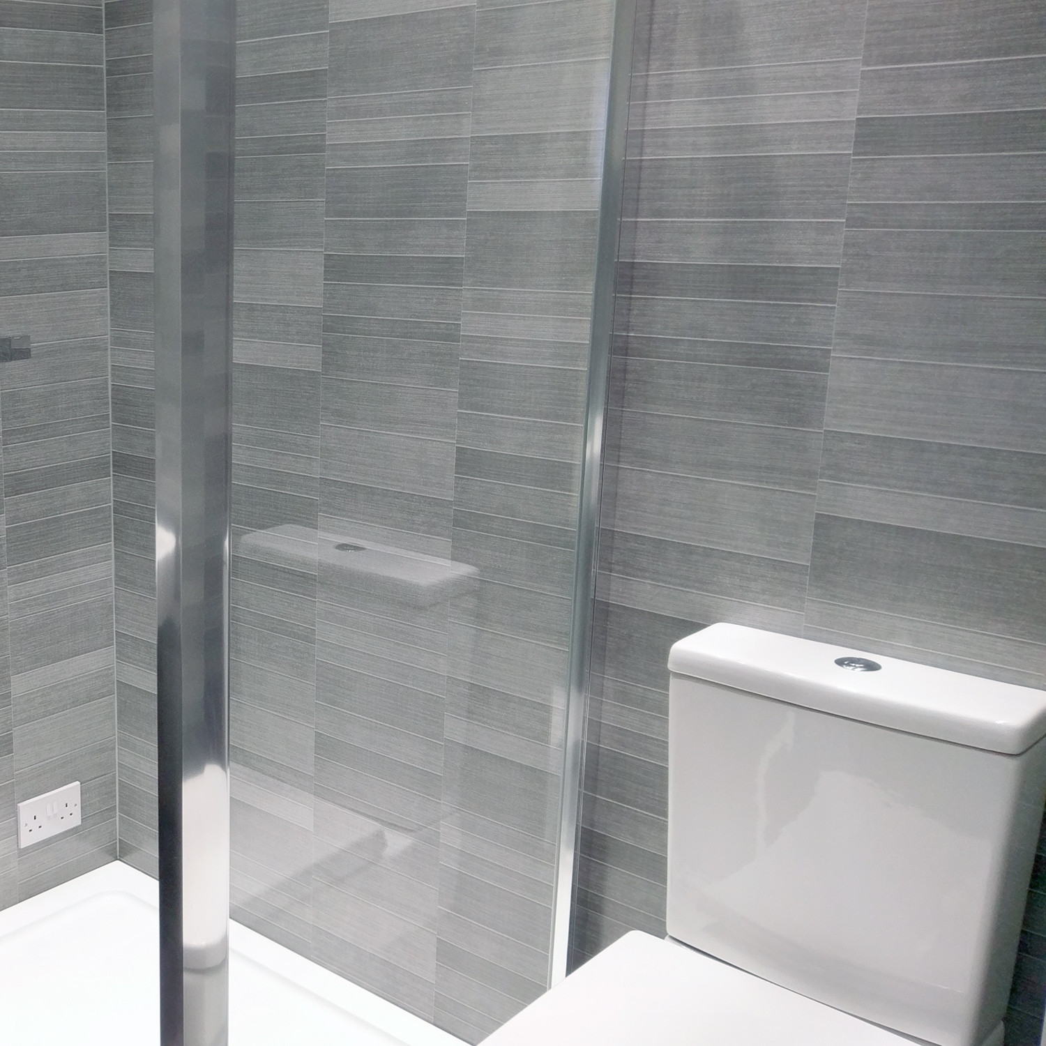 Tile Sheets For Bathroom Walls
 Modern Graphite Small Tile Wall Cladding Panels Cladding