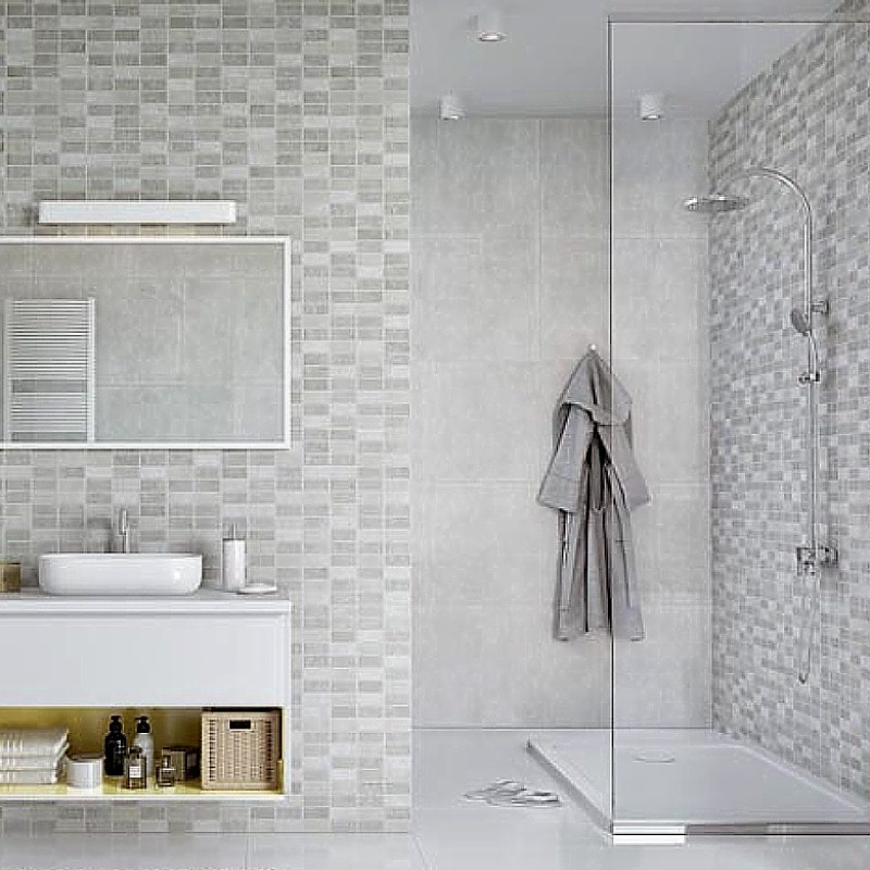 Tile Sheets For Bathroom Walls
 Tile Effect Bathroom Wall Panels No Grout No Mould