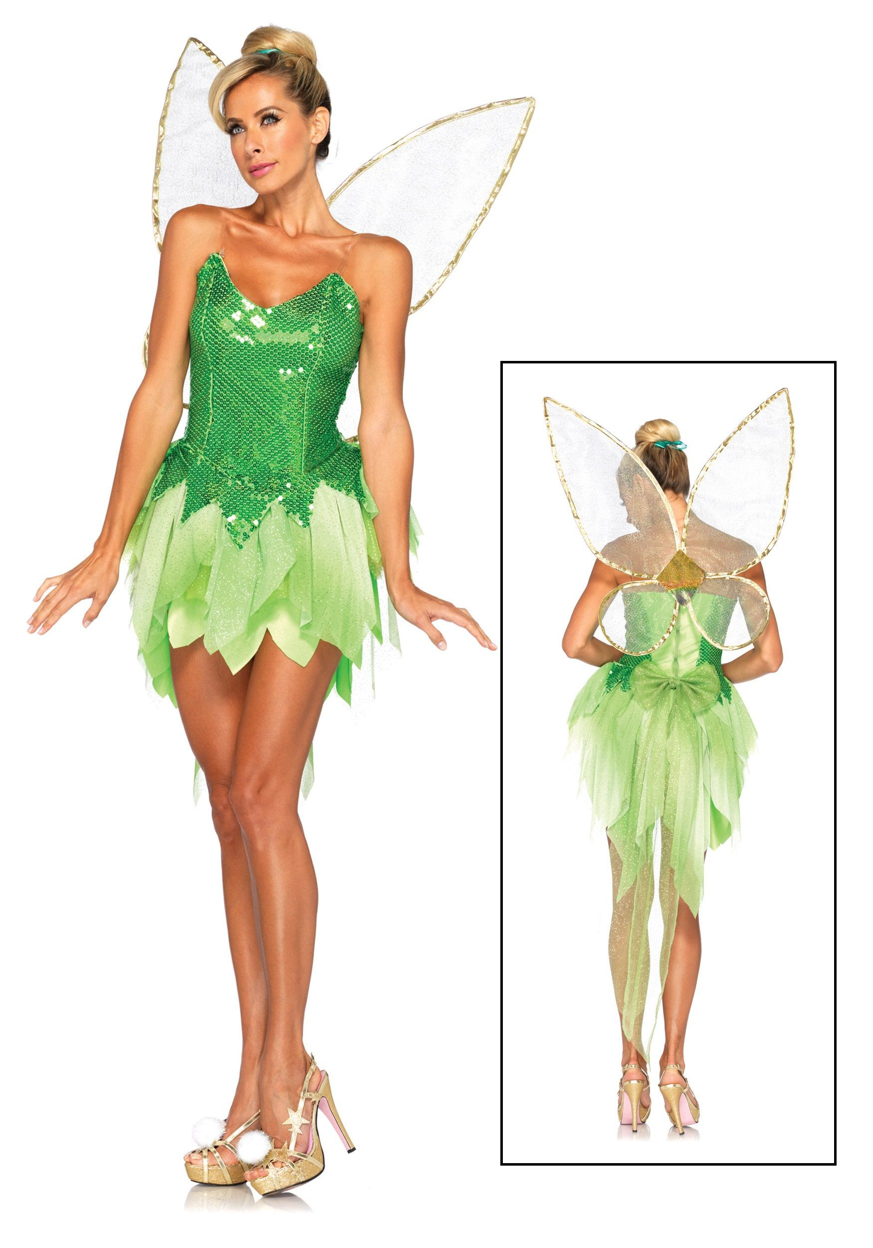 Tinkerbell Costume Adult DIY
 Womens Disney Pixie Dust Tink Costume in 2019