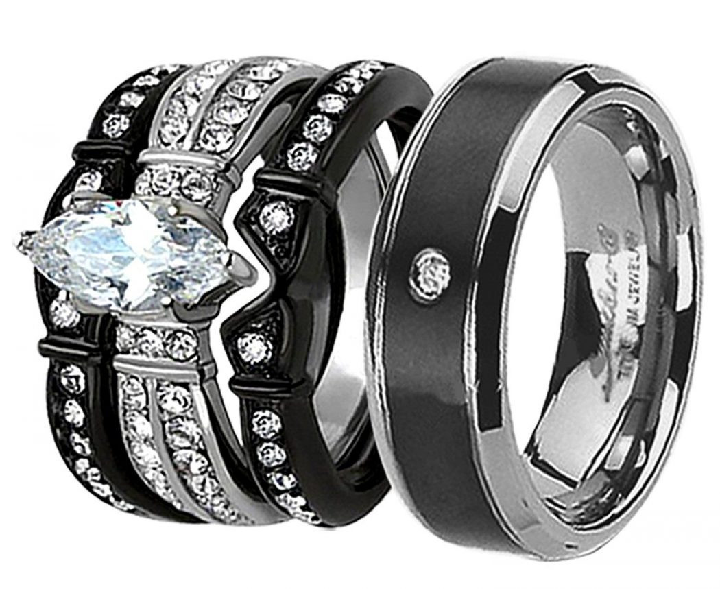 Titanium Wedding Ring Sets
 Top Designed Titanium Wedding Ring Sets