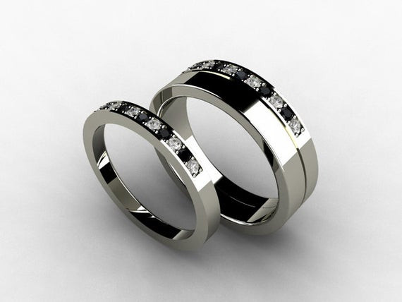 Titanium Wedding Ring Sets
 Unavailable Listing on Etsy