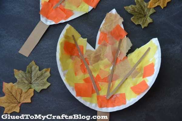 Toddler Arts And Crafts Ideas
 Paper Plate Leaf Kid Craft