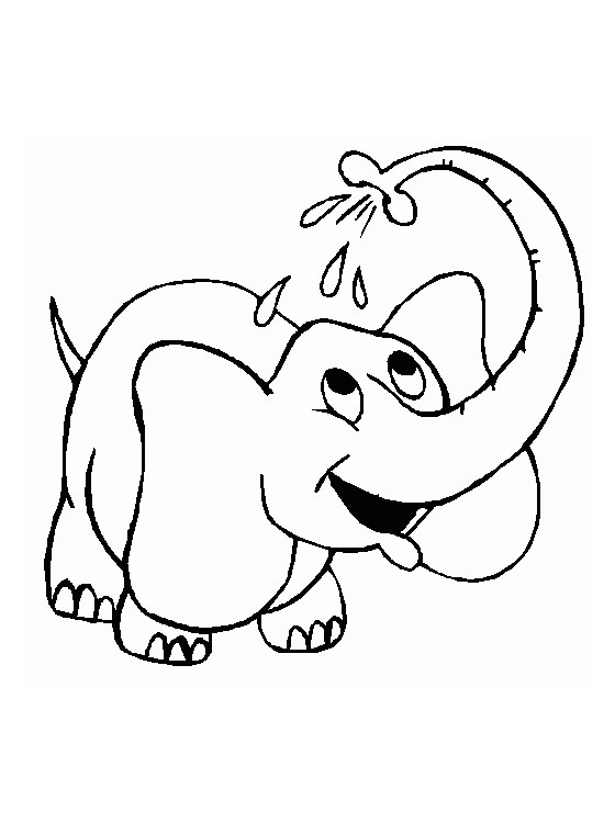 Toddler Coloring Pages Printable
 Kids Page Elephant Coloring Pages