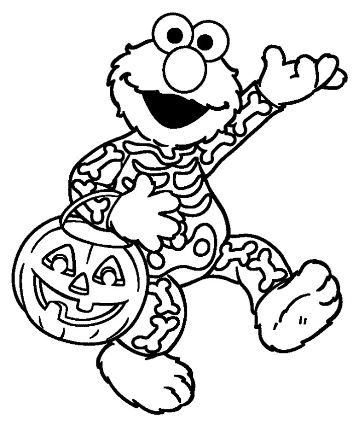 Toddler Halloween Coloring Pages Printable
 Elmo Halloween Coloring Pages Other