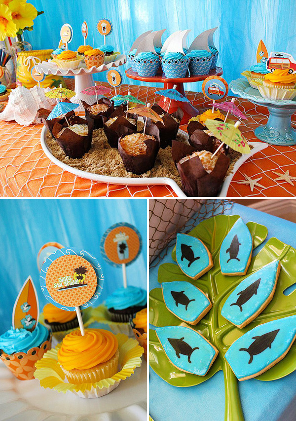 Toddler Pool Party Ideas
 Cheer s to Summer Surfer Style Kids Pool Party Ideas