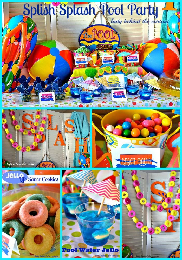 Toddler Pool Party Ideas
 Kick board Brownie Pops Recipe Party Ideas
