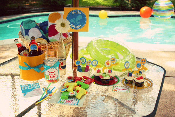 Toddler Pool Party Ideas
 Rose Gold Blog Hawaiian Summer Pool Party Ideas