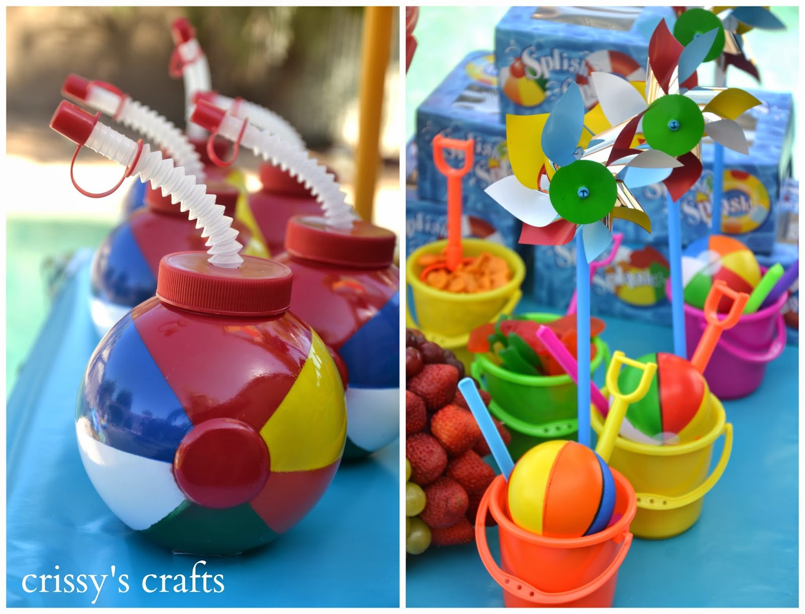 Toddler Pool Party Ideas
 Crissy s Crafts July 2014