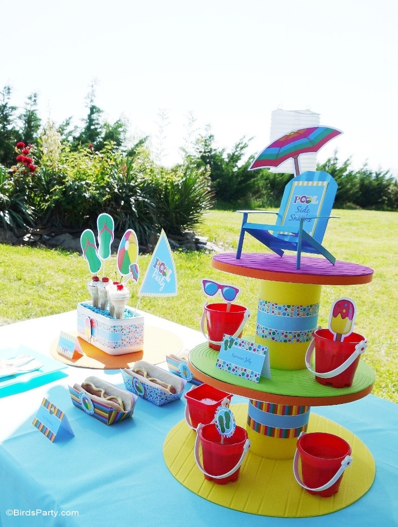 Toddler Pool Party Ideas
 Pool Party Ideas & Kids Summer Printables Party Ideas