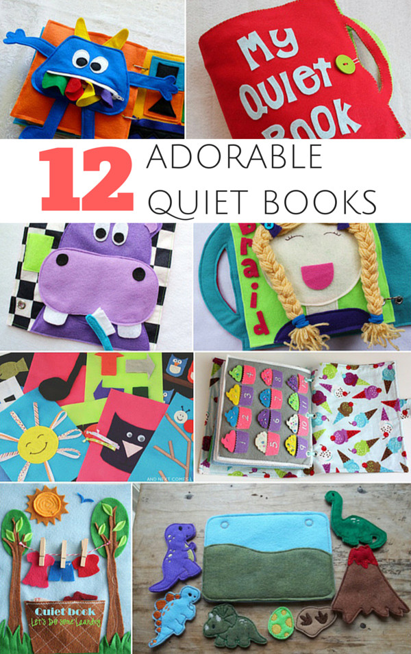 Toddler Quiet Book DIY
 12 ADORABLE QUIET BOOKS PAGES AND PATTERNS TO BUY OR DIY
