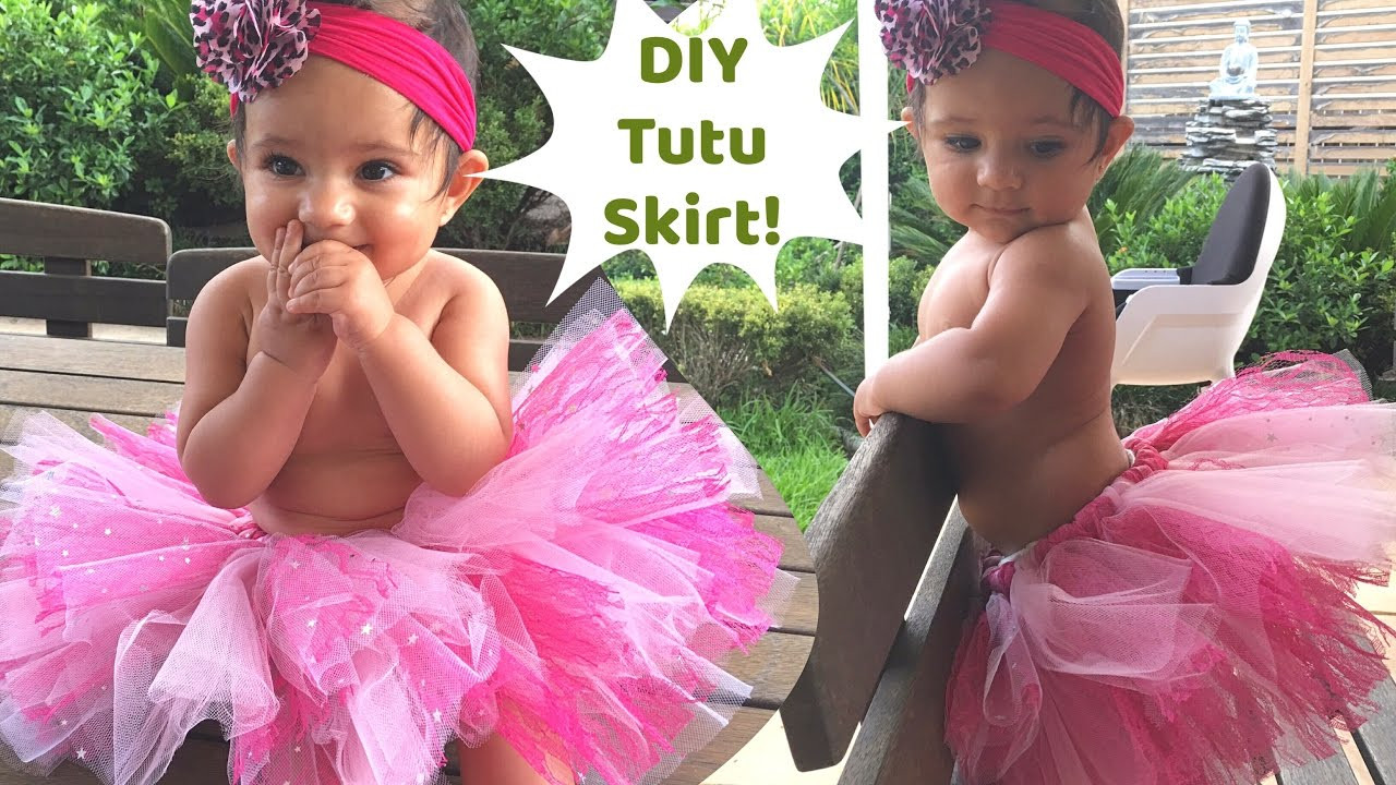 Toddler Tutu DIY
 No Sew Tutu skirt for baby