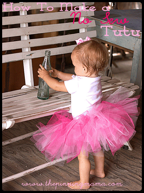 Toddler Tutu DIY
 DIY No Sew Tutu for Little Girls • The Pinning Mama