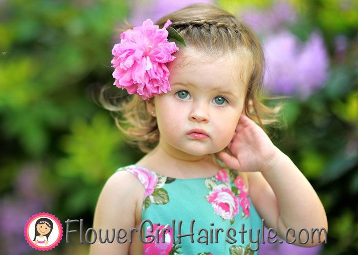 Toddler Wedding Hairstyles
 Sometimes little ones are chosen as flower girls Young