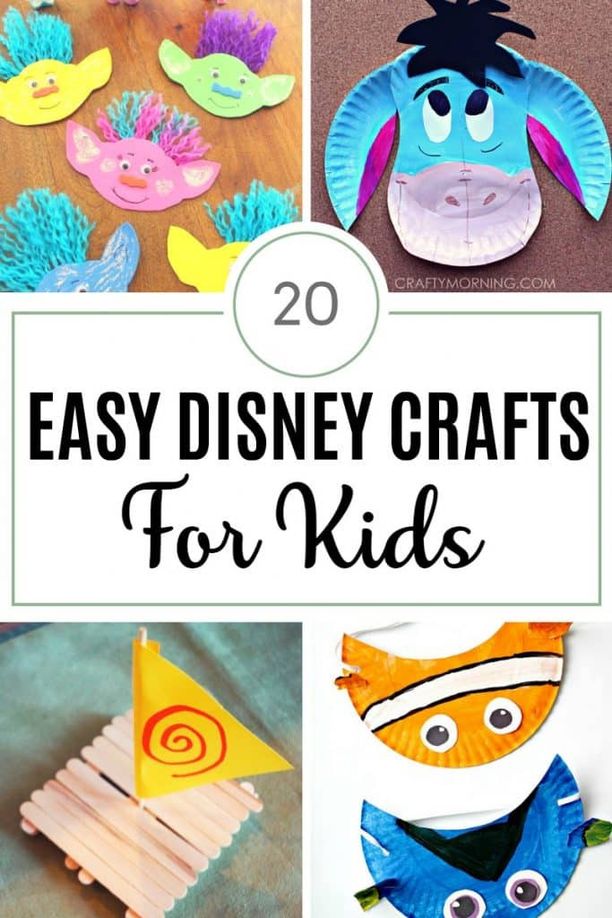 Toddlers Arts And Crafts Ideas
 20 Easy Disney Crafts for Kids The Unprepared Mommy