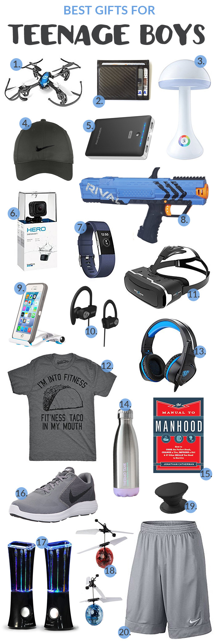 Top Gift Ideas For Boys
 Best Gifts for Teenage Boys — Our Kind of Crazy