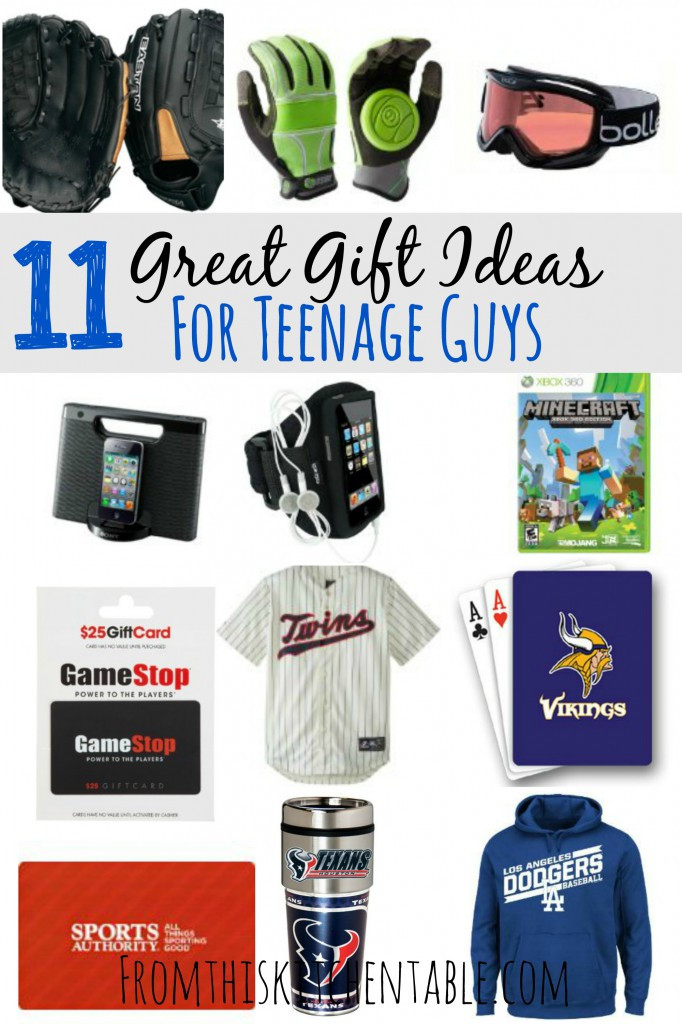 Top Gift Ideas For Boys
 Gift Ideas for Teenage Boys From This Kitchen Table