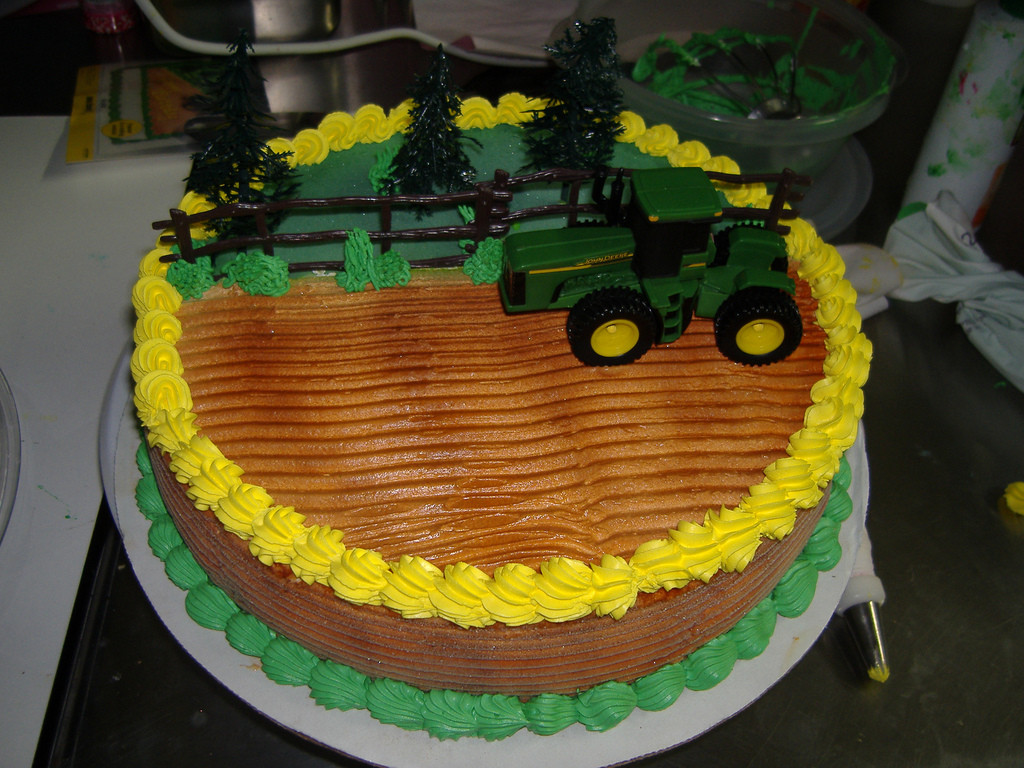 Tractor Birthday Cakes
 Happy Birthday John Deere Style