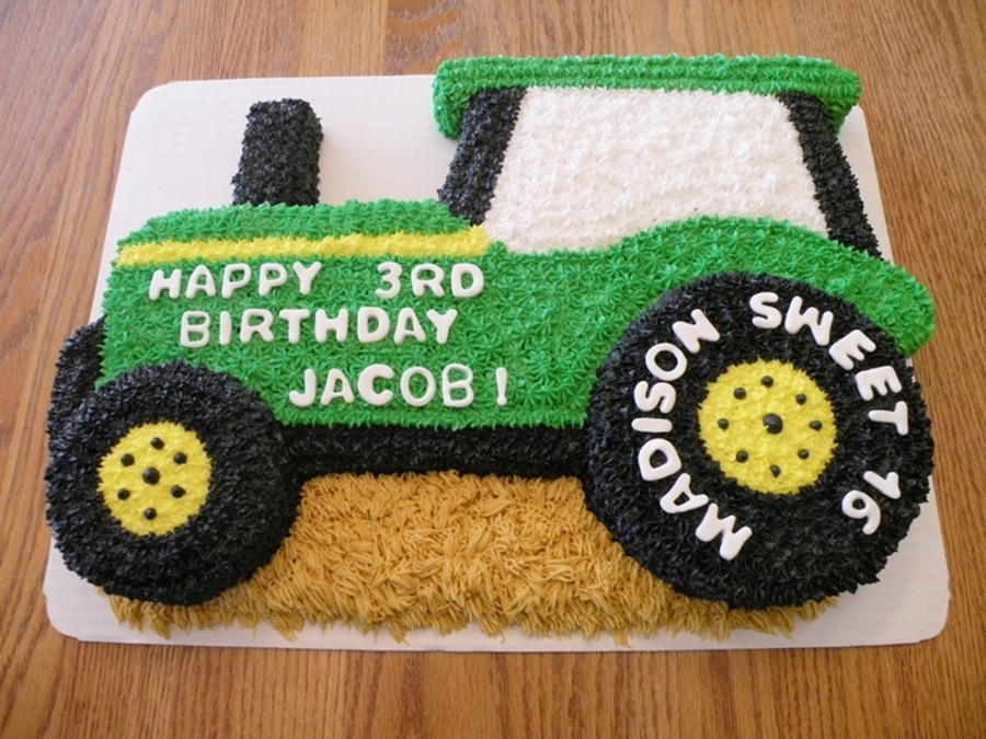 Tractor Birthday Cakes
 3D Tractor Cake CakeCentral