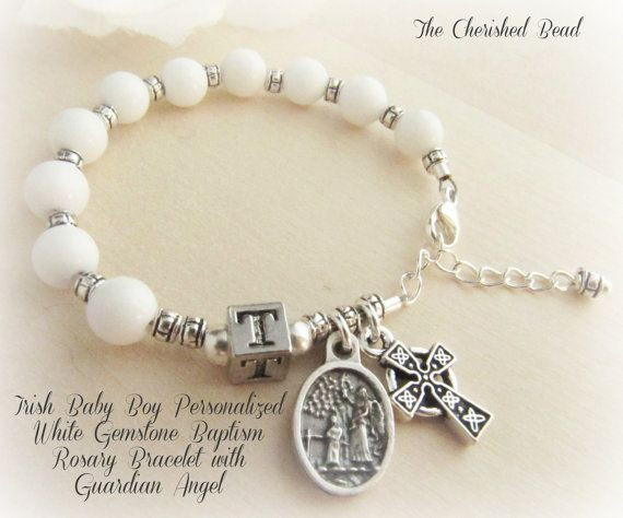 Traditional Irish Baby Gifts
 Traditional Irish Baby Boy Baptism Personalized Rosary