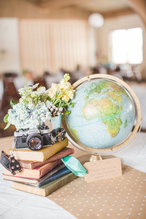 Travel Themed Wedding Centerpieces
 30 Travel Themed Wedding Ideas You ll Want To Steal