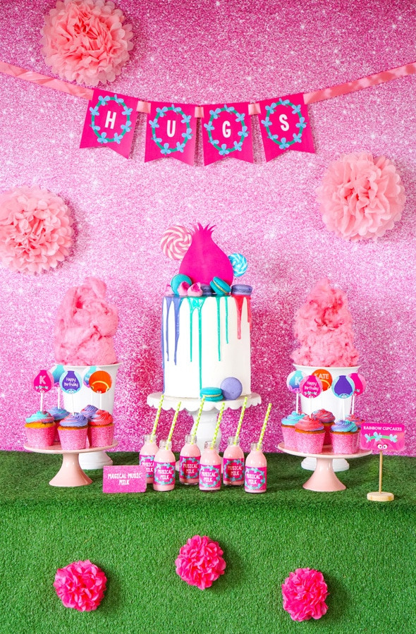 Trolls Theme Party Ideas
 Trolls Birthday Party Inspiration