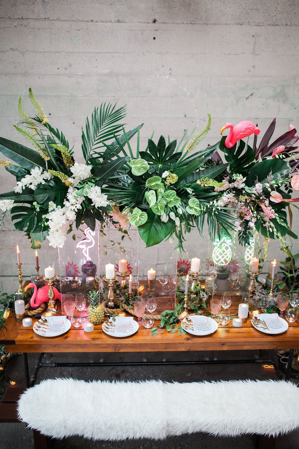 Tropical Themed Wedding
 Stylish Tropical Wedding Inspiration in the Pacific