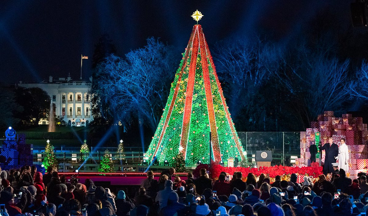 Trump Christmas Tree Lighting
 President Trump and First Lady Melania National Christmas
