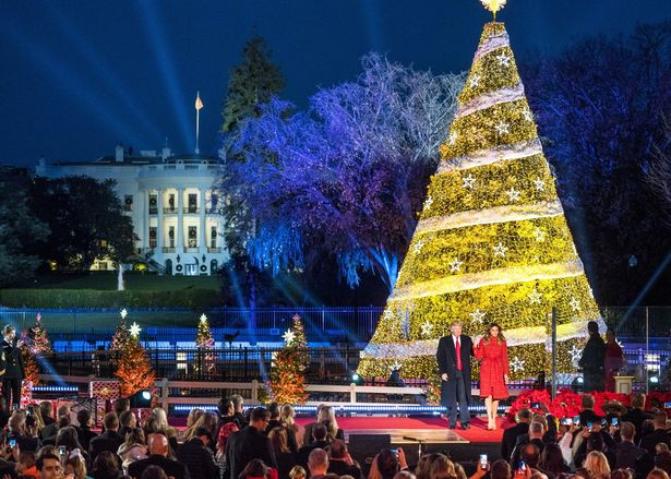Trump Christmas Tree Lighting
 Donald Trump struggles to fill seats at annual Christmas