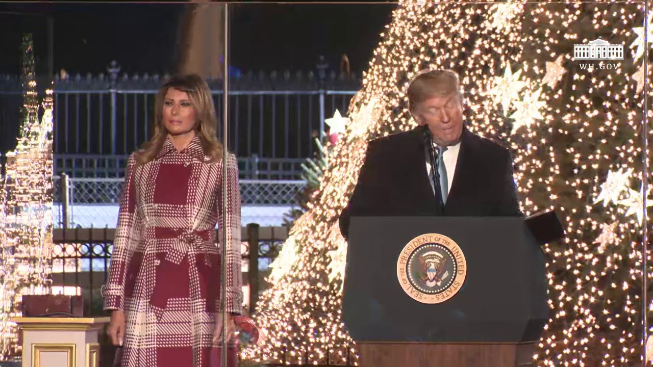 Trump Christmas Tree Lighting
 President Trump Delivers Remarks at the National Christmas