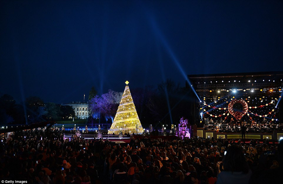 Trump Christmas Tree Lighting
 Donald Trump and Melania light the National Christmas tree
