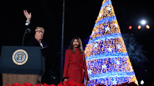 Trump Christmas Tree Lighting
 Donald and Melania Trump light National Christmas Tree for