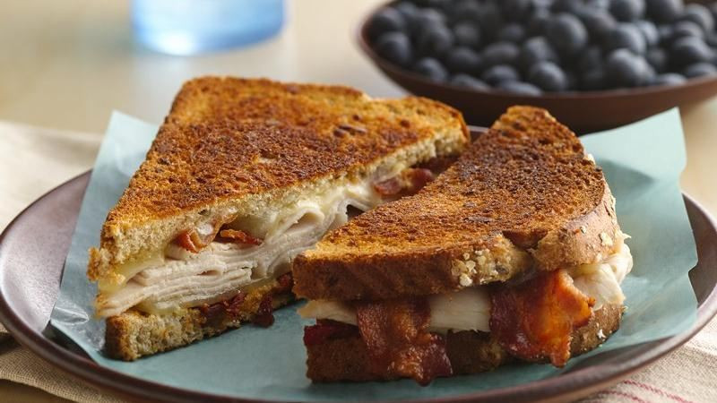 Turkey And Swiss Sandwiches
 Grilled Turkey Bacon and Swiss Sandwich recipe from Betty