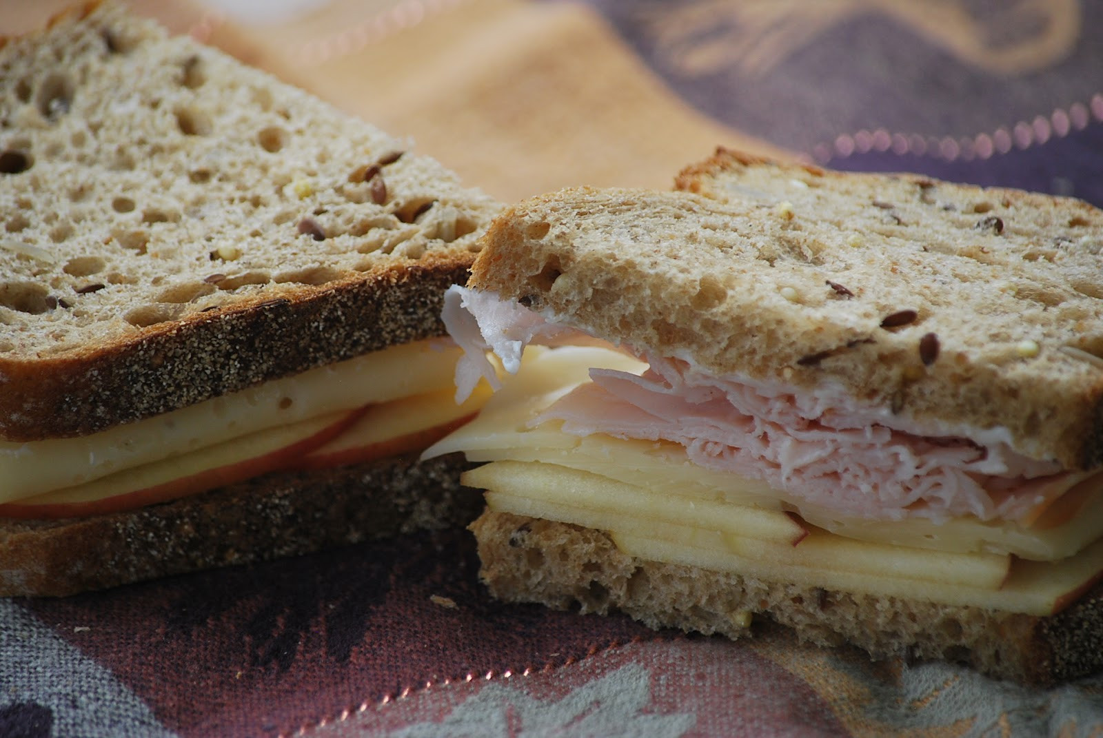 Turkey And Swiss Sandwiches
 My story in recipes Turkey Apple and Swiss Sandwich