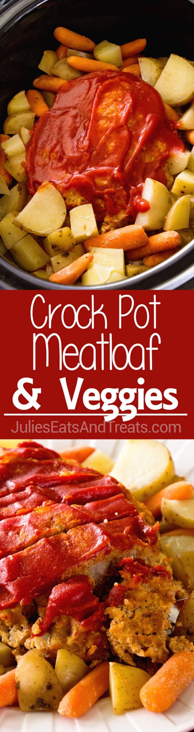 Turkey Meatloaf Crock Pot
 Crock Pot Meatloaf & Veggies forting Meatloaf Topped