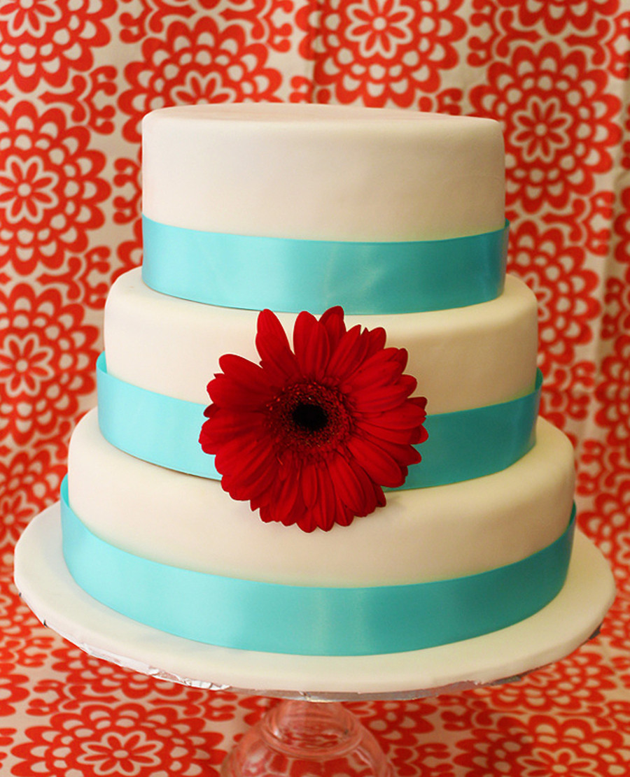 Turquoise Wedding Cake
 Red Turquoise Wedding Cake CakeCentral